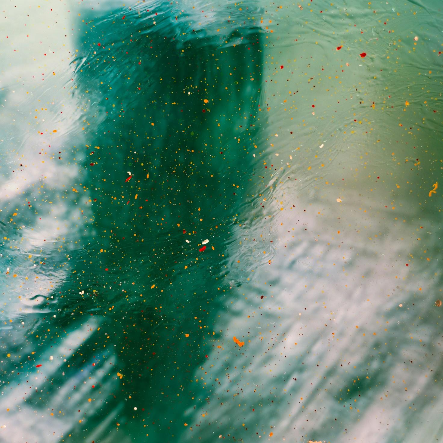 Meditation practice space with cushions arranged in circle